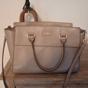 Kate Spade Purse, Grey/Taupe